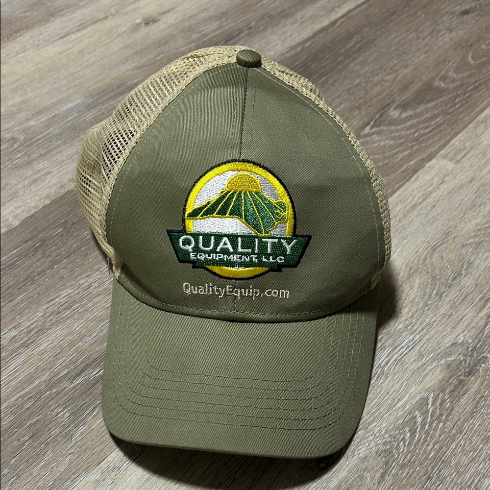 John Deere Green and Tan Mesh Cap